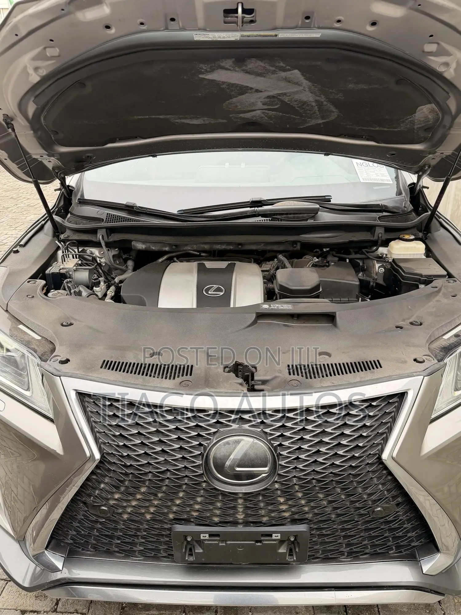 Lexus RX 350 F Sport AWD 2017 Gray