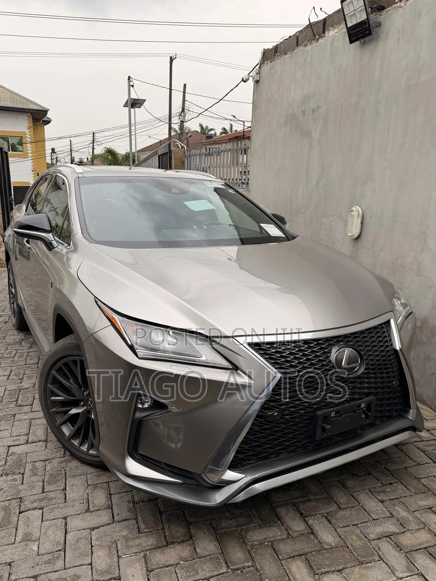 Lexus RX 350 F Sport AWD 2017 Gray