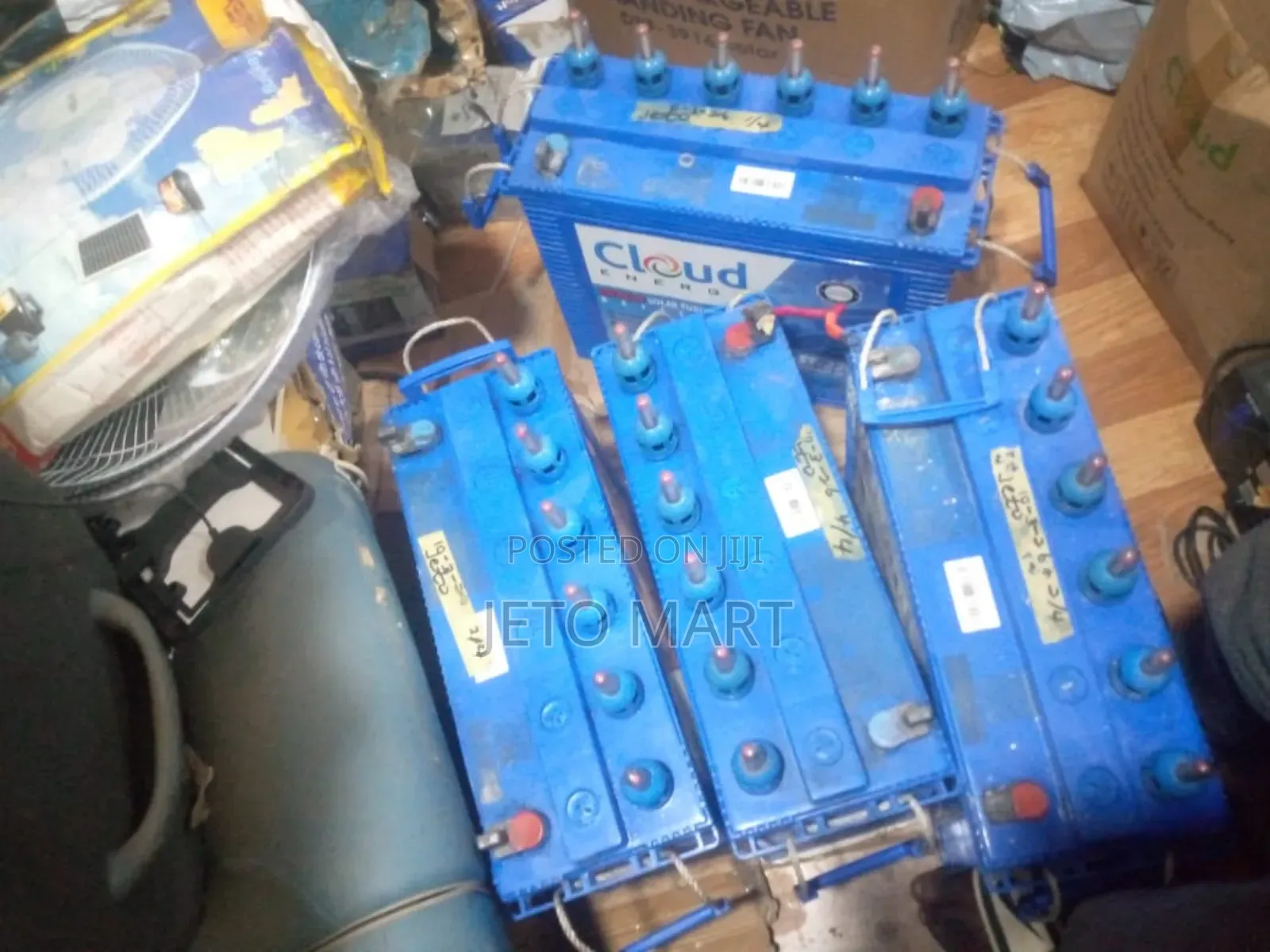 Used 220a Tubular Batteries-4units