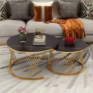 2in1 Faux Marble Center Table
