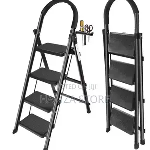 4 Steps Ladder With Tools Tray