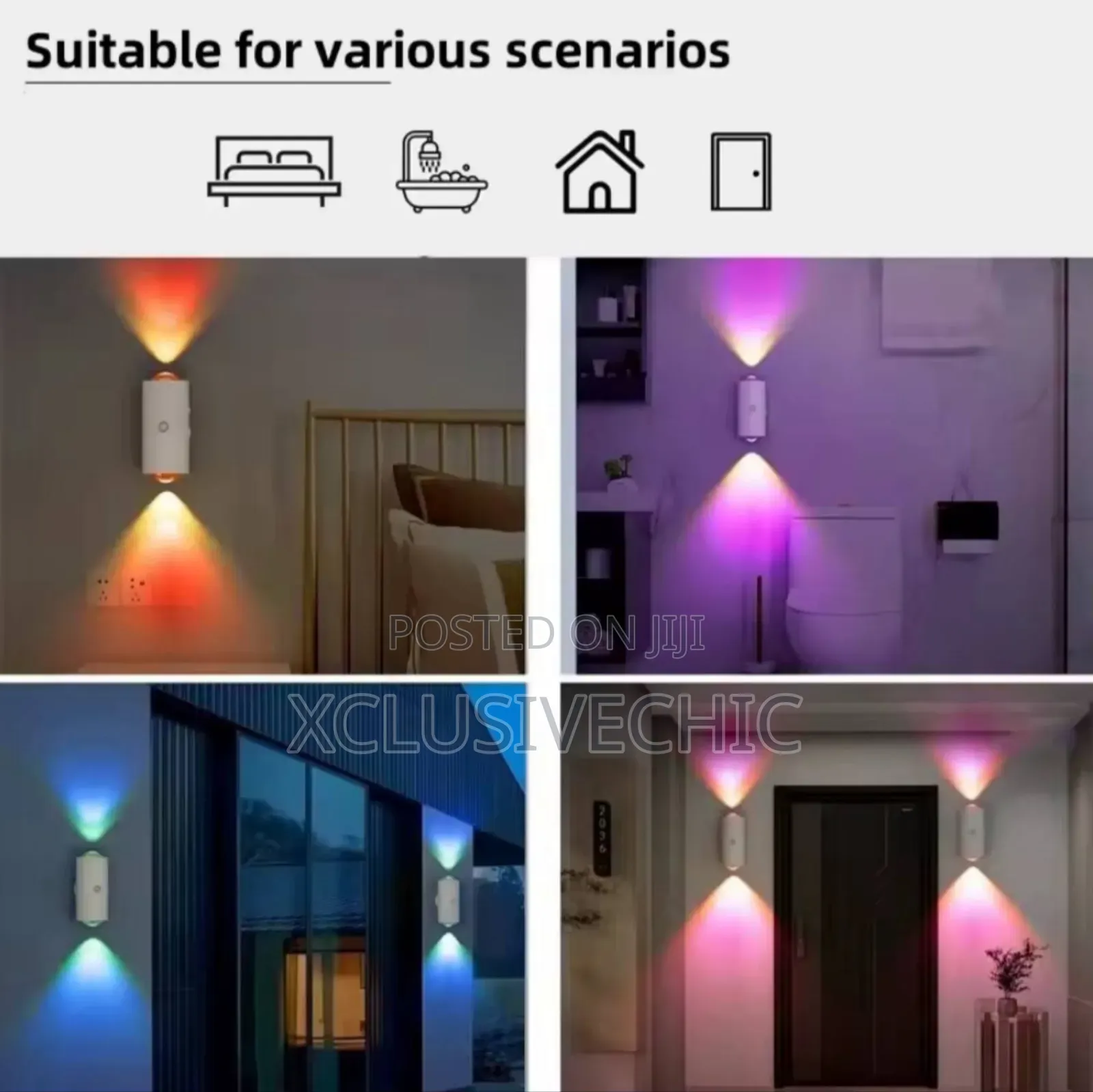 Smart Infrared Sensing Charging Wall Lamp