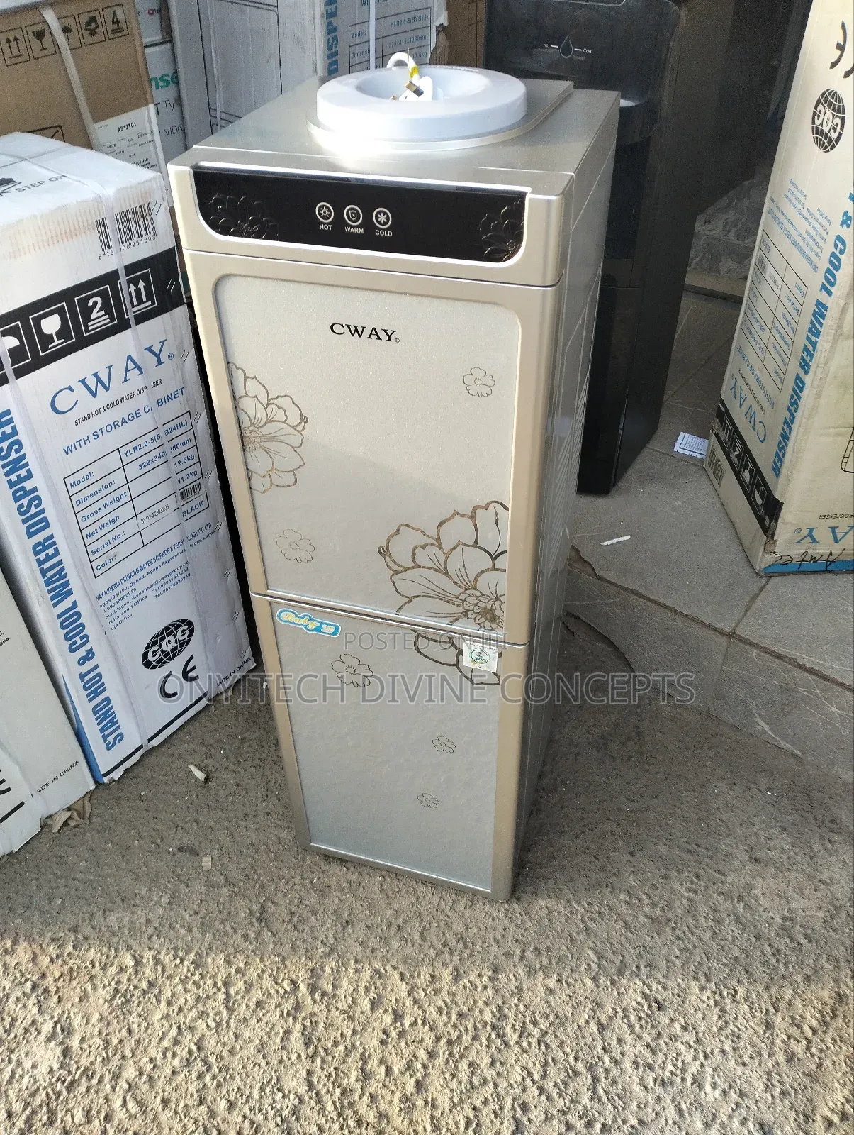 Cway Water Dispenser With Fridge Top Loader