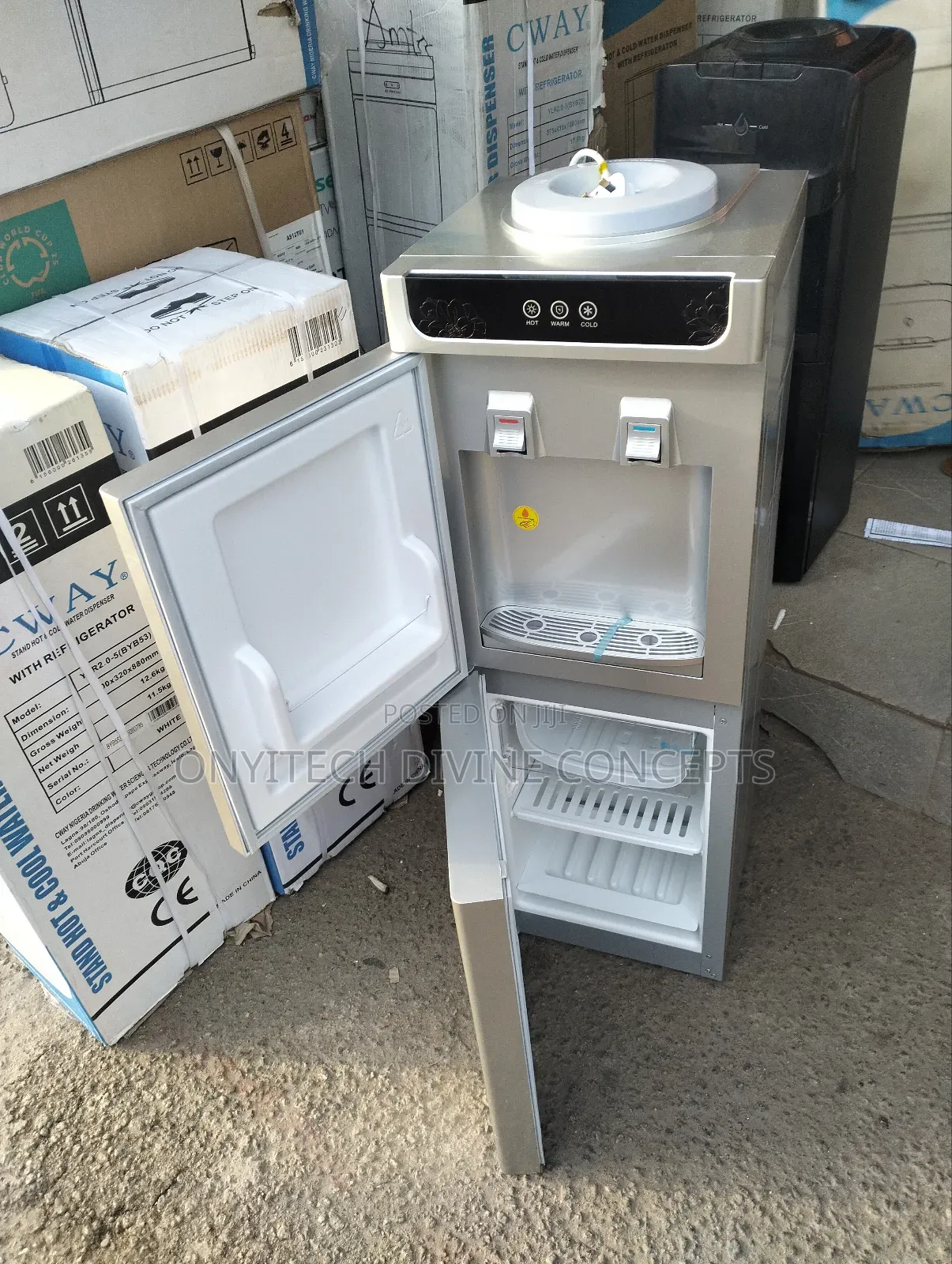 Cway Water Dispenser With Fridge Top Loader