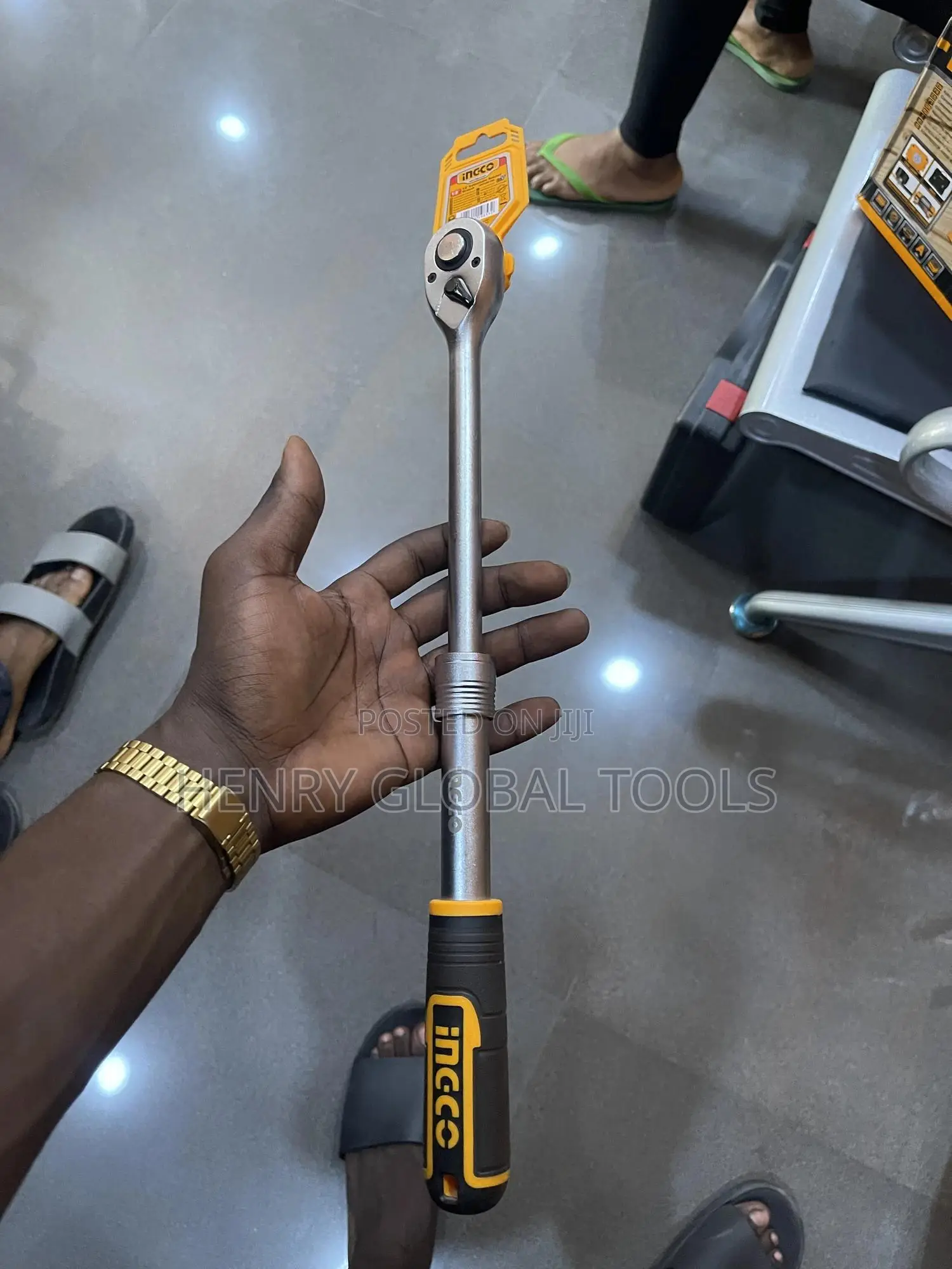 1/2” Ingco Adjustable Ratchet Handle Tools