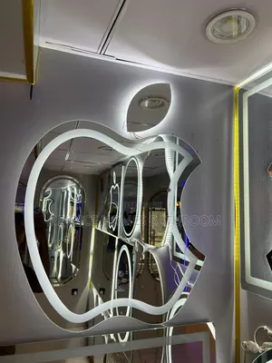 Luxury Apple Logo Shaped Interior Led Smart Mirror