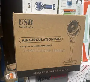 Portable, Rechargeable Air Circulation Fan Very Much Affordable