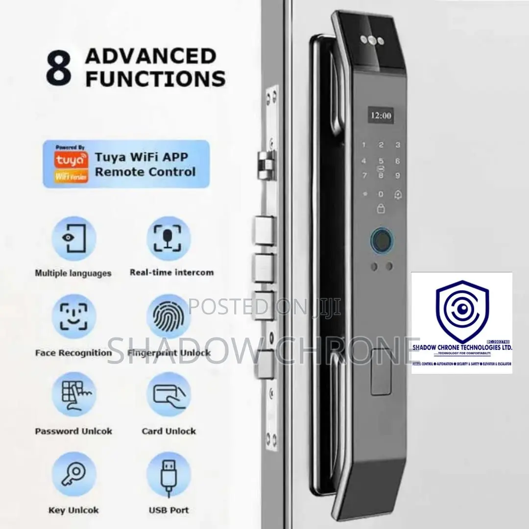 6-in-1 Smart Door Lock System