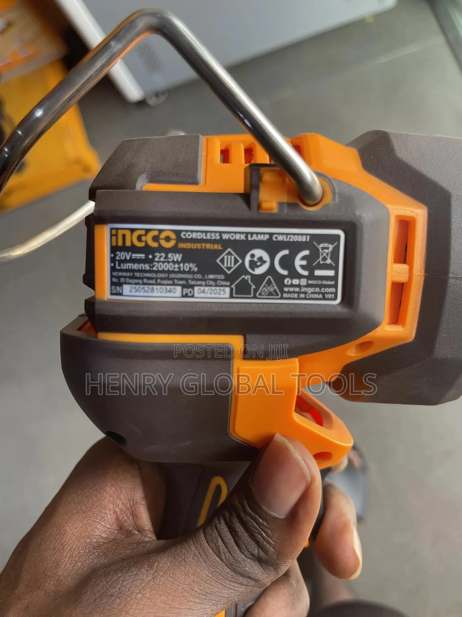 20v Ingco Battery Reachable Touch Light