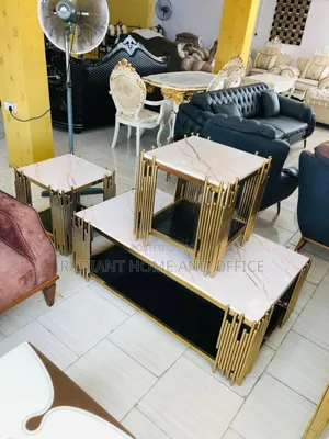 Impoted Quality Marble Top Center Tables and Side Stools