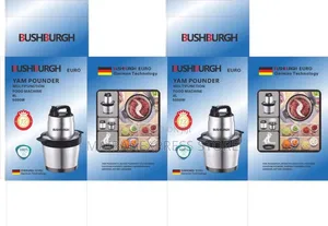 Bushburgh 8.L Food Processor and Yam Pounder-5000w