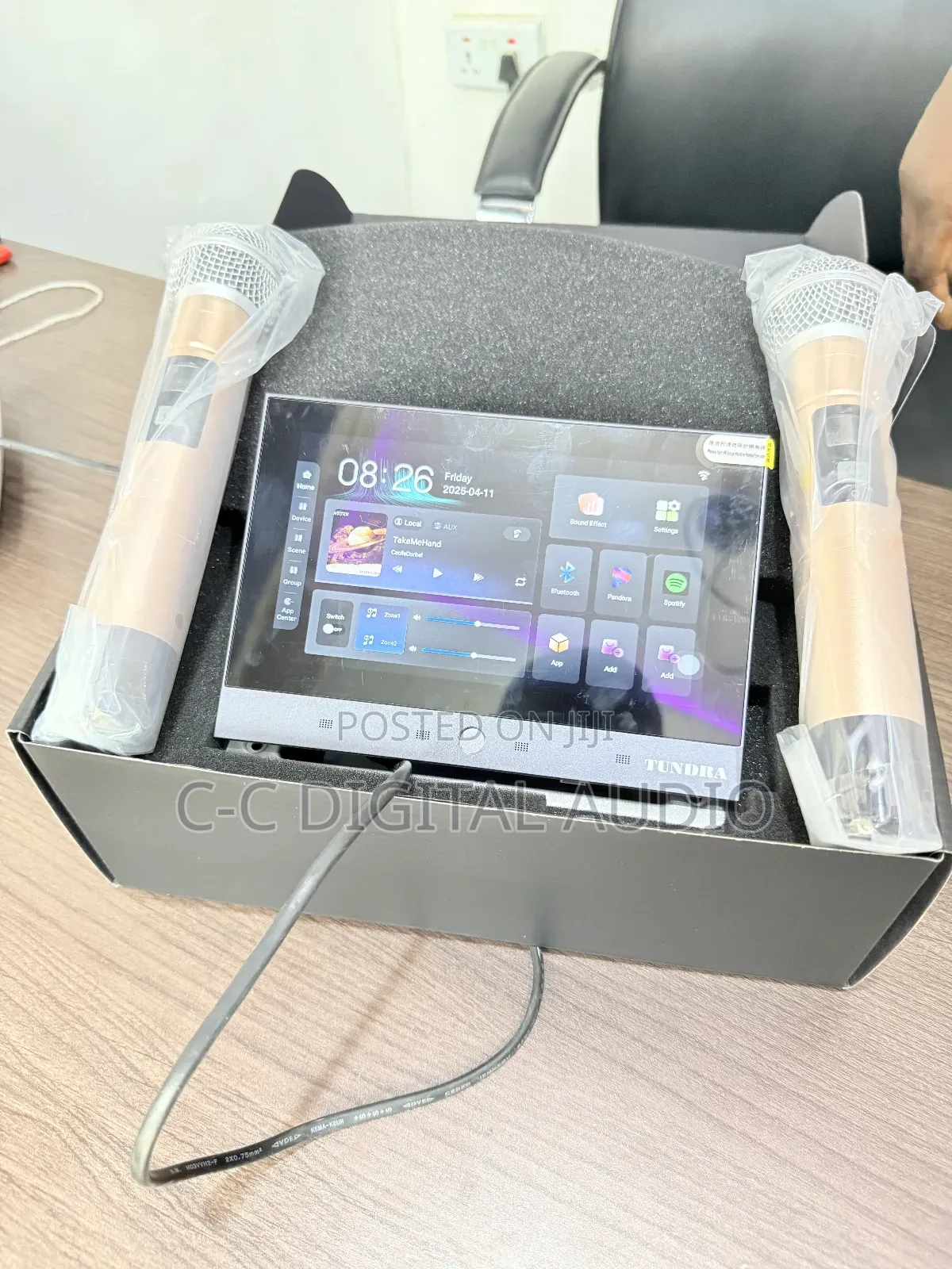 Smart Home Music Control Android Screen Amplifier With Microphone