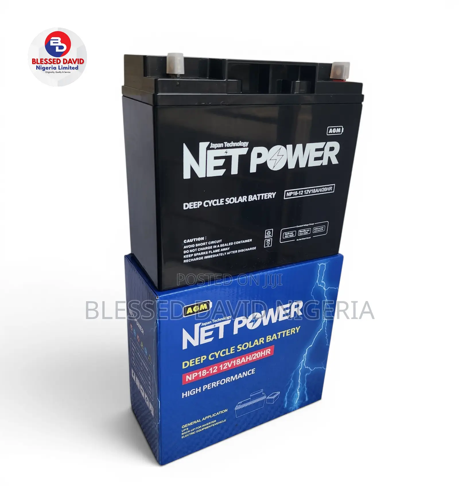 Net Power 12v 18ah Replacement Battery Np18-12