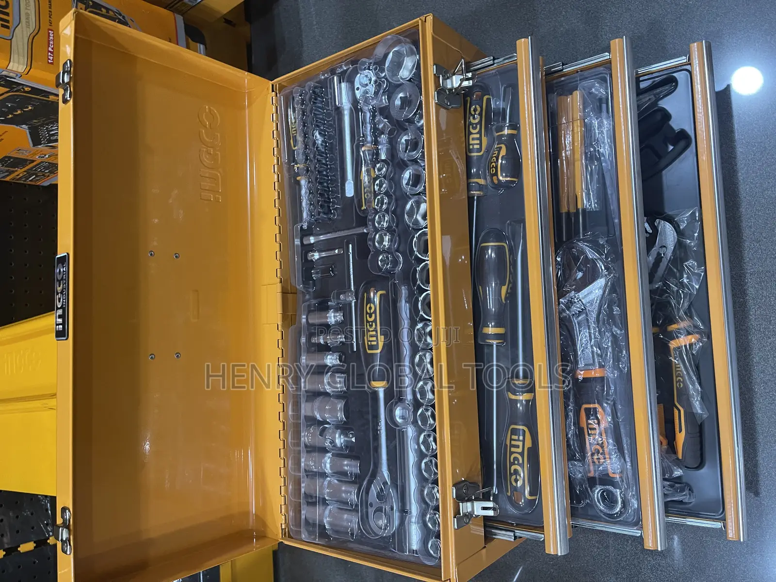 132pcs Ingco Combination Complete Tools Chest Set