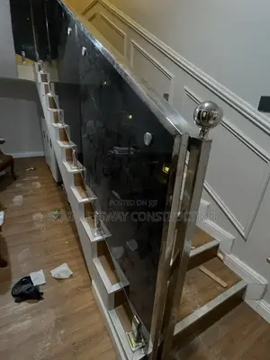 10mm Dark Grey Staircase Handrails