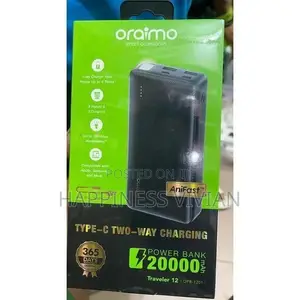 Oraimo 20000mah Fast Super Power Charging Bank