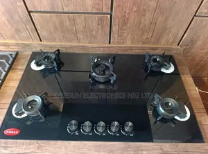 Original Kimax 2026 Model Built-in Flips Up 5 Burners Gas Cooker Hob