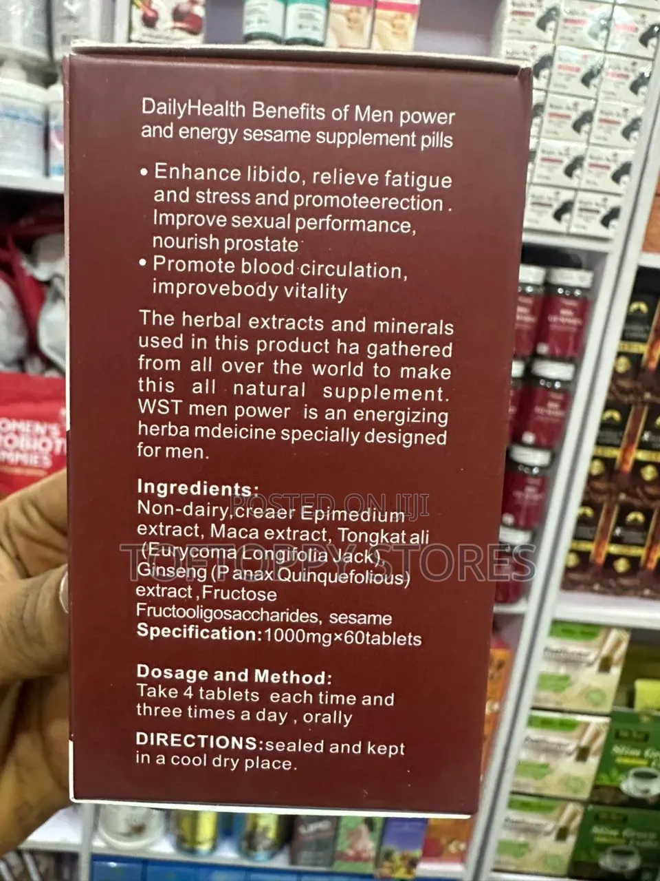 Men Power Energy Tablet Candy