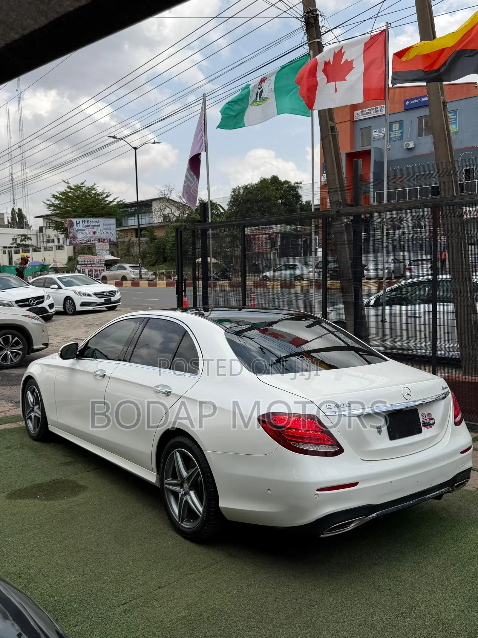Mercedes-Benz E400 2017 White