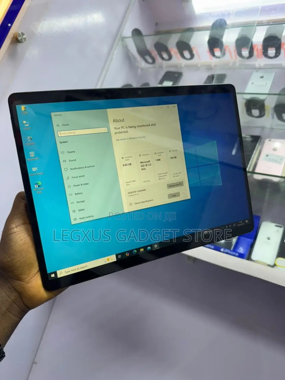 Laptop Microsoft Surface Pro X 8GB Intel Core i7 SSD 256GB