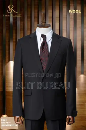 Men's Single Breasted 2 Piece Suit Made of Wool