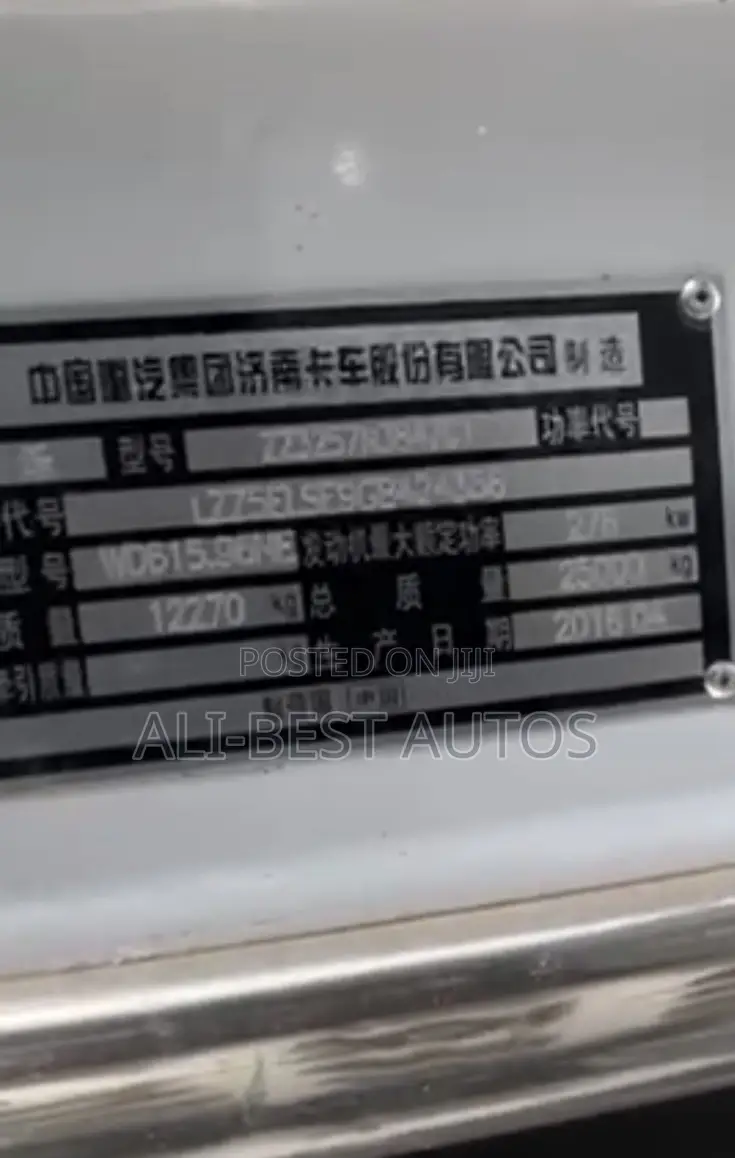 Howo Trucks for sale - Ali-Best Autos Price: ₦ 62,000,000 on Jiji.ng ...