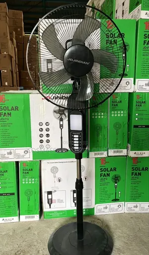 16"Solar Rechargeable Fans Jd Jindian