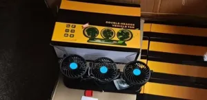 Triple Headed Vehicle Fan