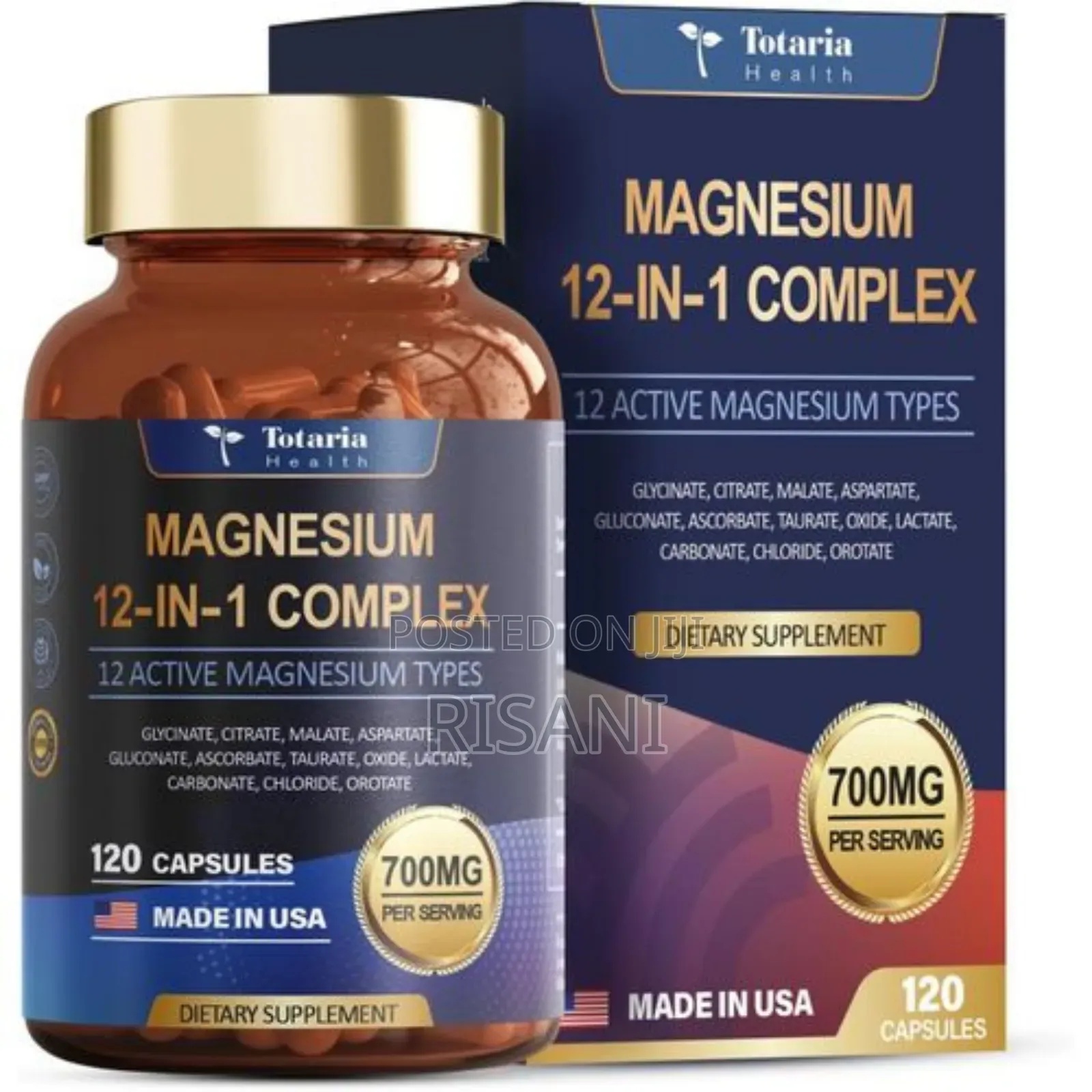 Magnesium Complex 15 in 1 by 120 Capsules