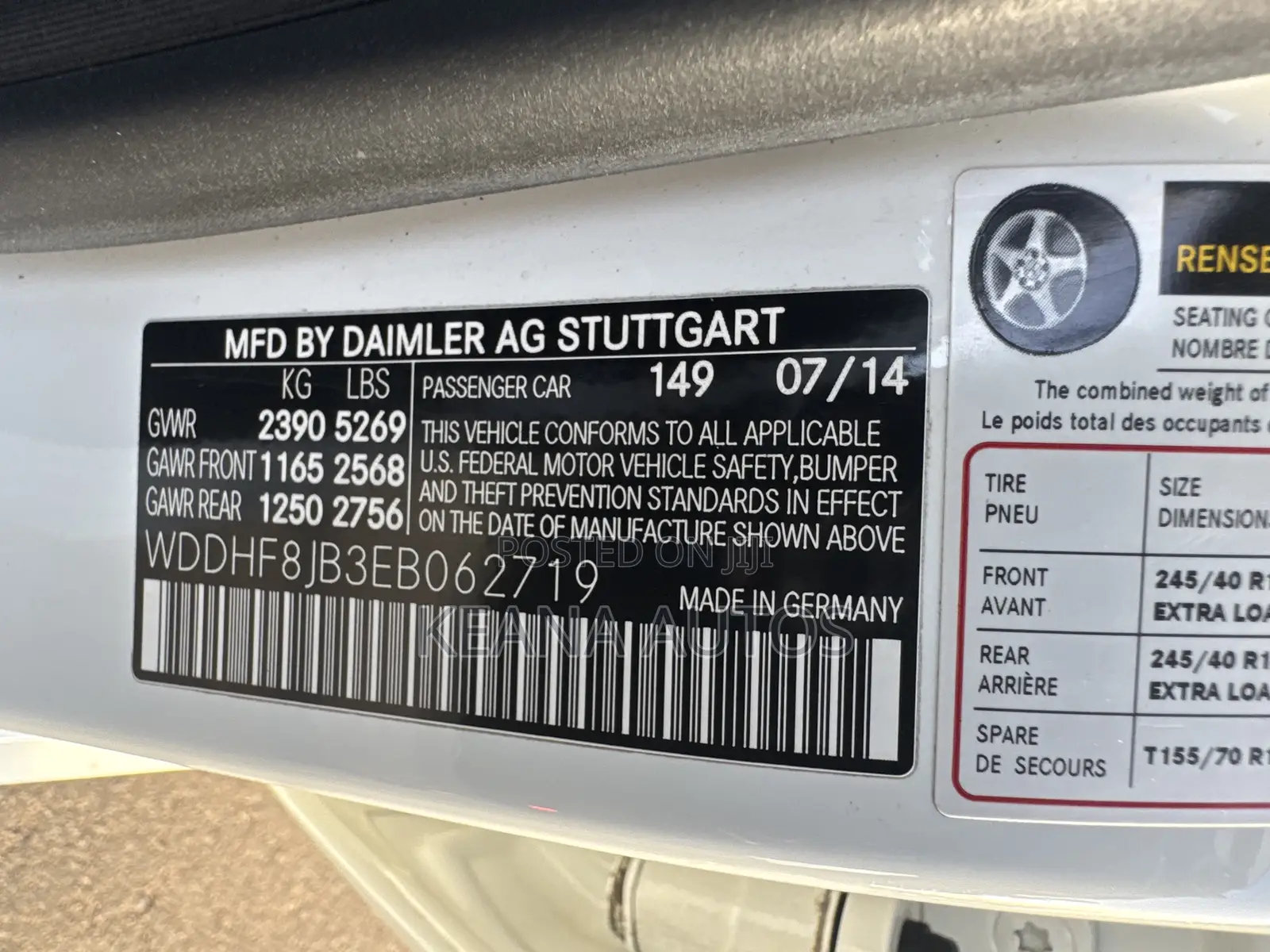 Mercedes-Benz E350 2014 White