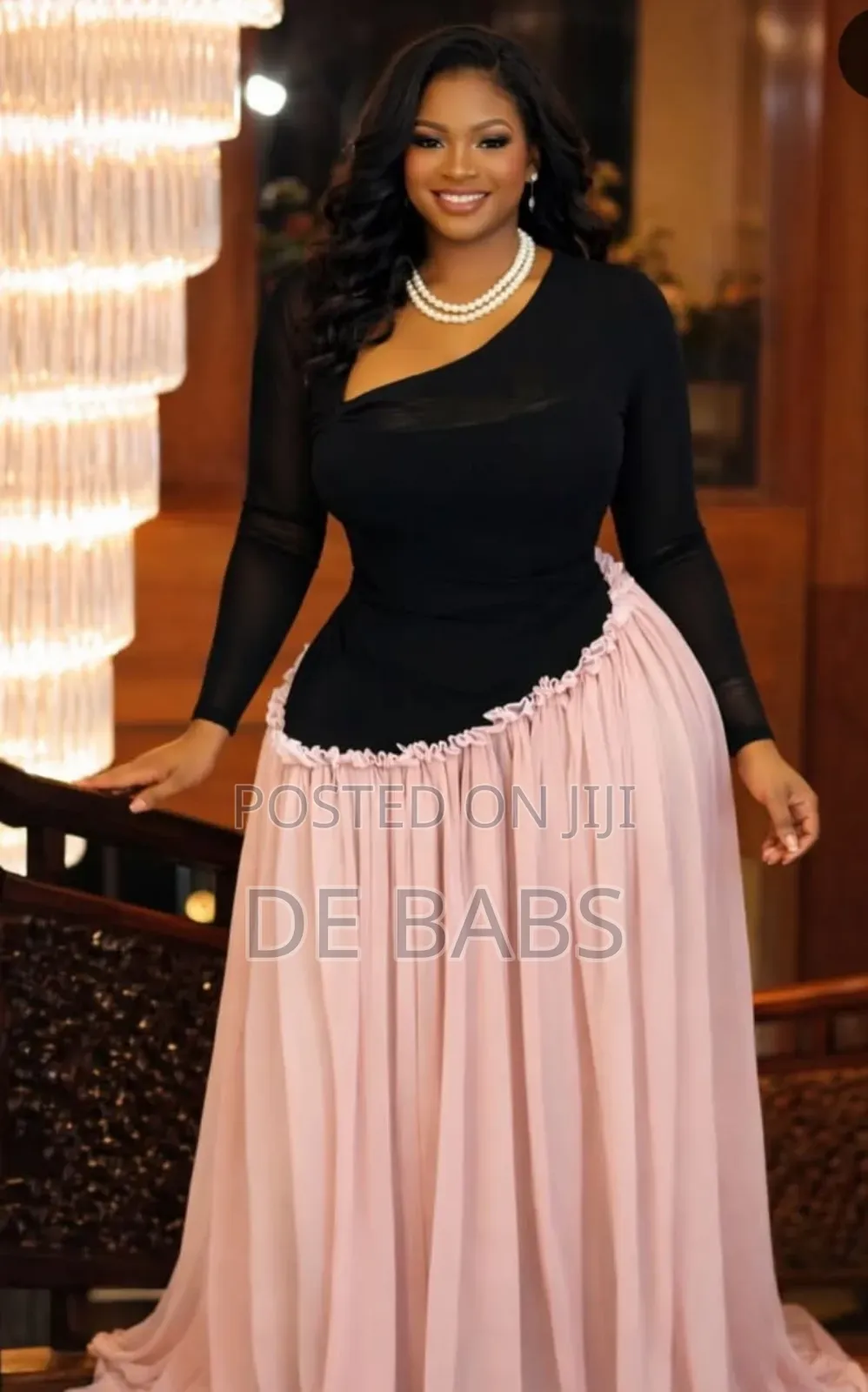 Chic Draped Maxi Dress
