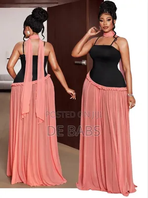 Chic Draped Maxi Dress