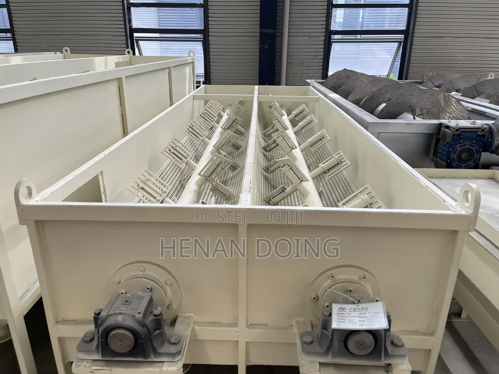Cassava Washing Machine Paddle Washer for Garri Processing Line