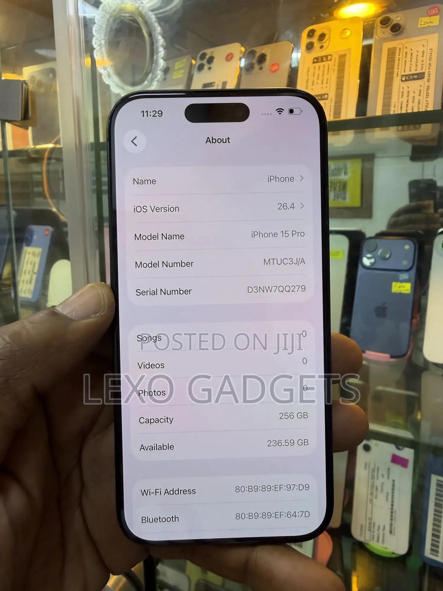 Apple iPhone 15 Pro 256 GB Black