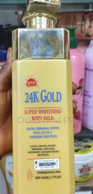 Licorice Glow Gold Lotion