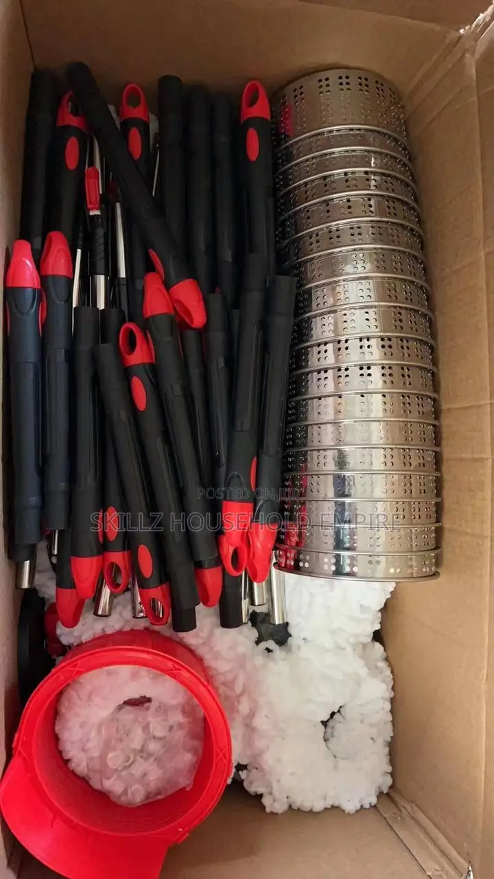 Black Spin Mop