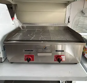 Gas Griddle Smooth and Rough Table Top