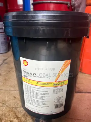 20-liter Pail Of Shell Tellus S2 Vx 68 Hydraulic Oil