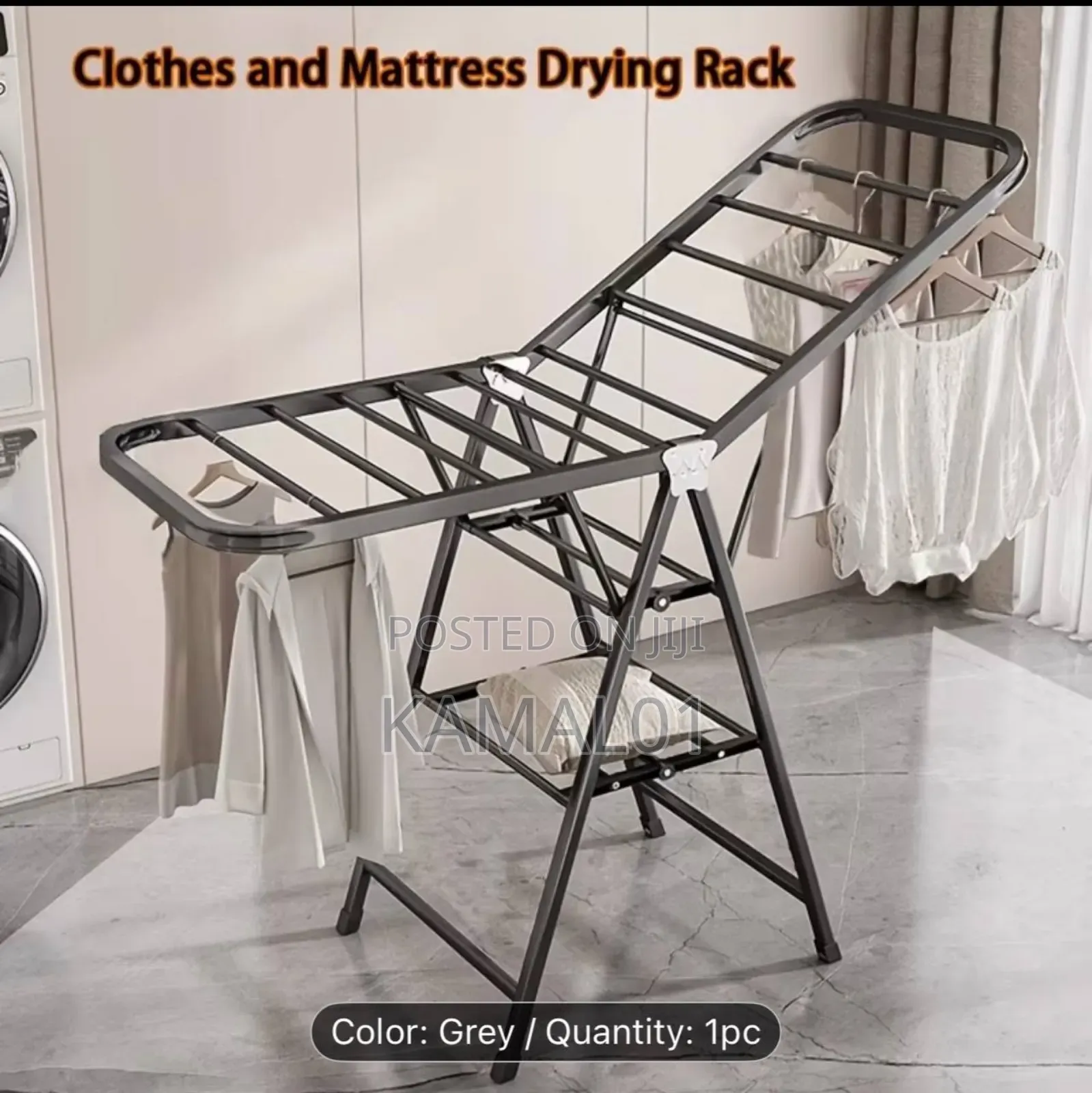 Drying Rack - Foldable Indoor/Outdoor Space Saving for Clothes