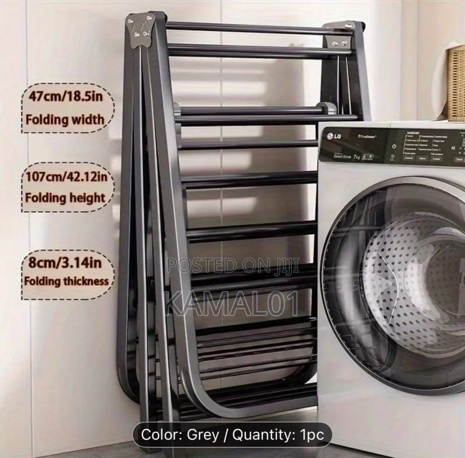 Drying Rack - Foldable Indoor/Outdoor Space Saving for Clothes