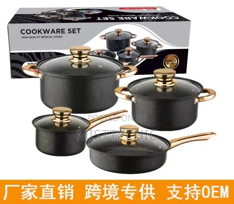 8 Pieces Cookware Set