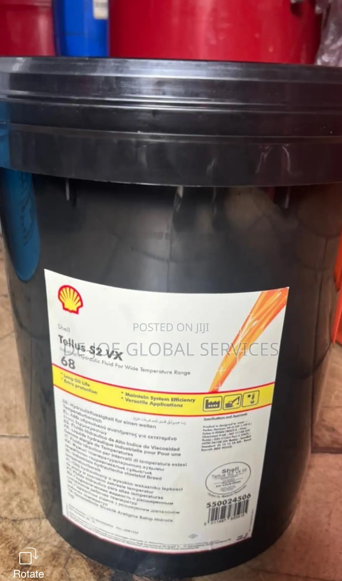 Shell Tellus S2 Vx 68 Hydraulic Oil 20l