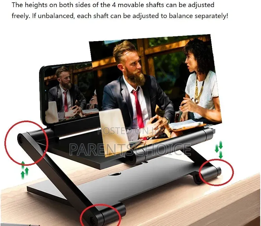 Folding Mobile Phone Screen Magnifier