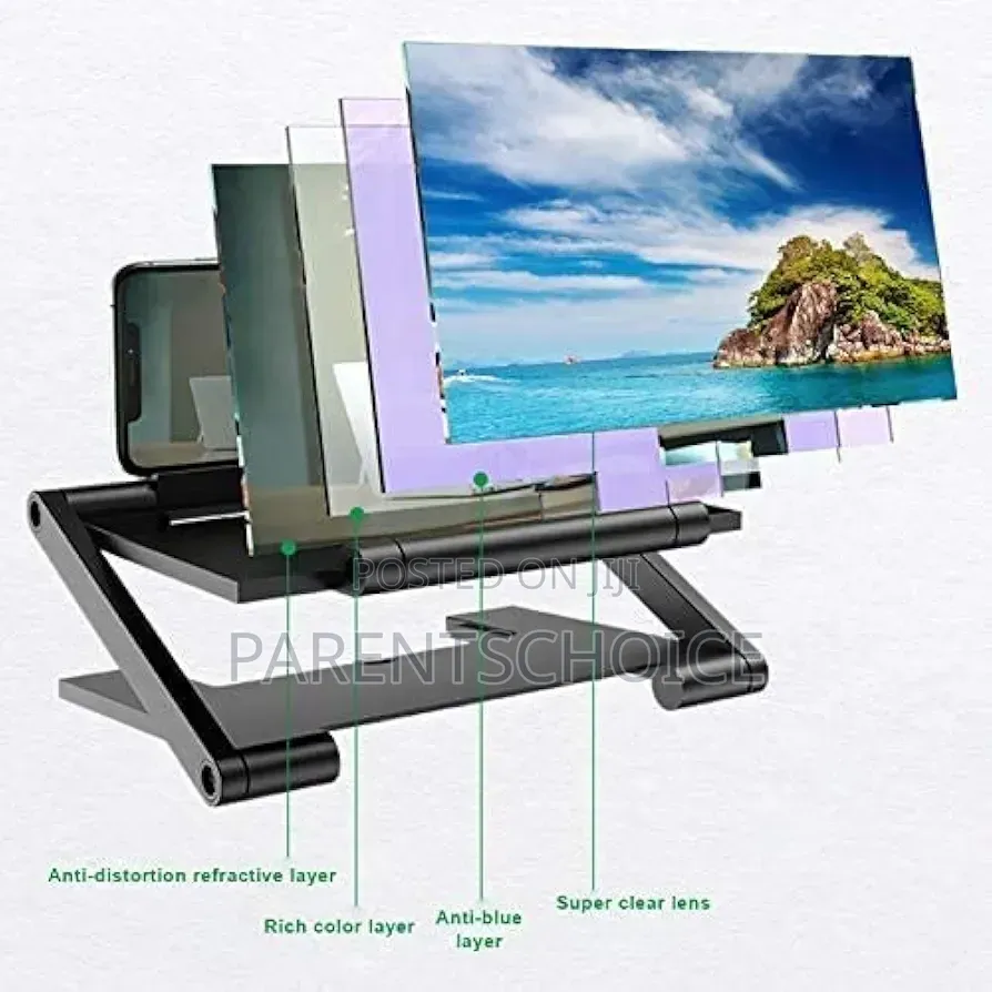 Folding Mobile Phone Screen Magnifier