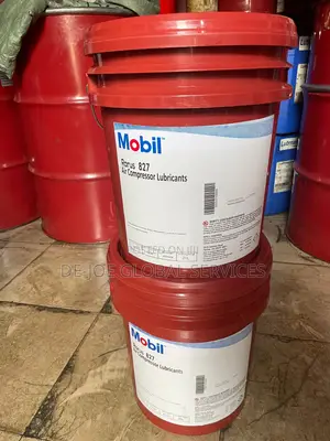 Mobil Rarus 827 Air Compressor Lubricant Container
