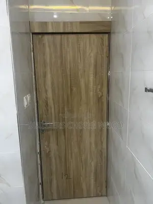 Plain Beige HDF Wooden Door