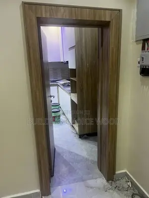 Plain Beige HDF Wooden Door