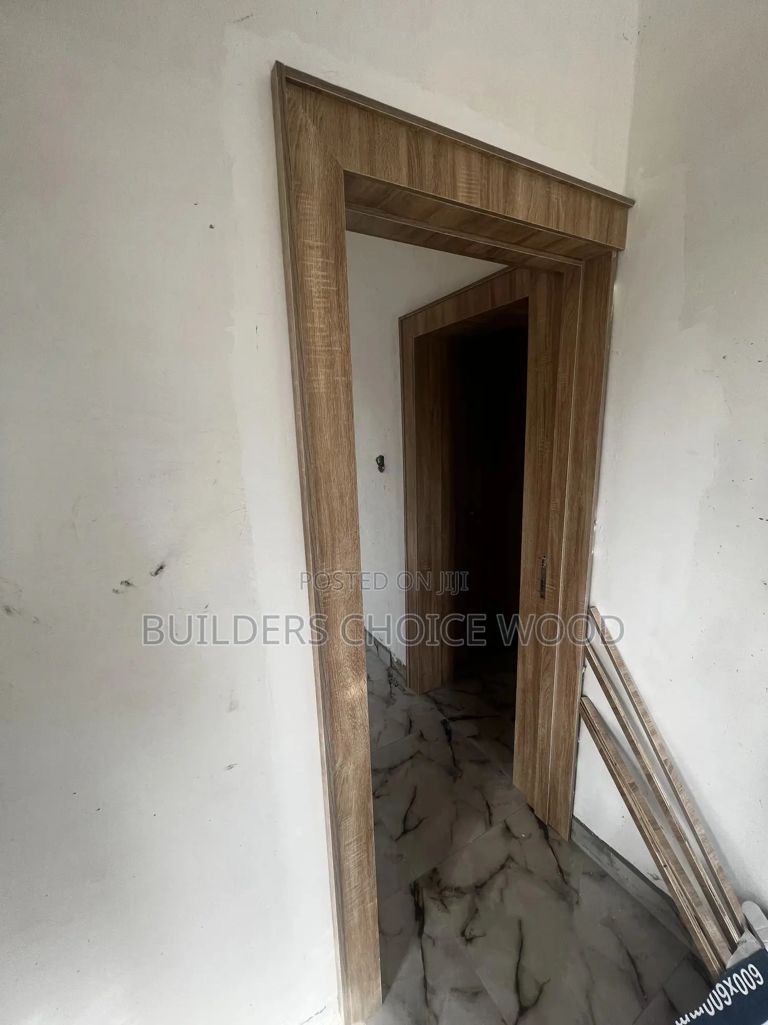 Plain Beige HDF Wooden Door