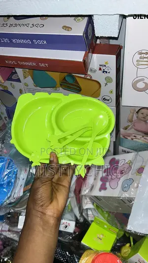 Plate Toddler Bowl Spoon Fork Sturdy for Children