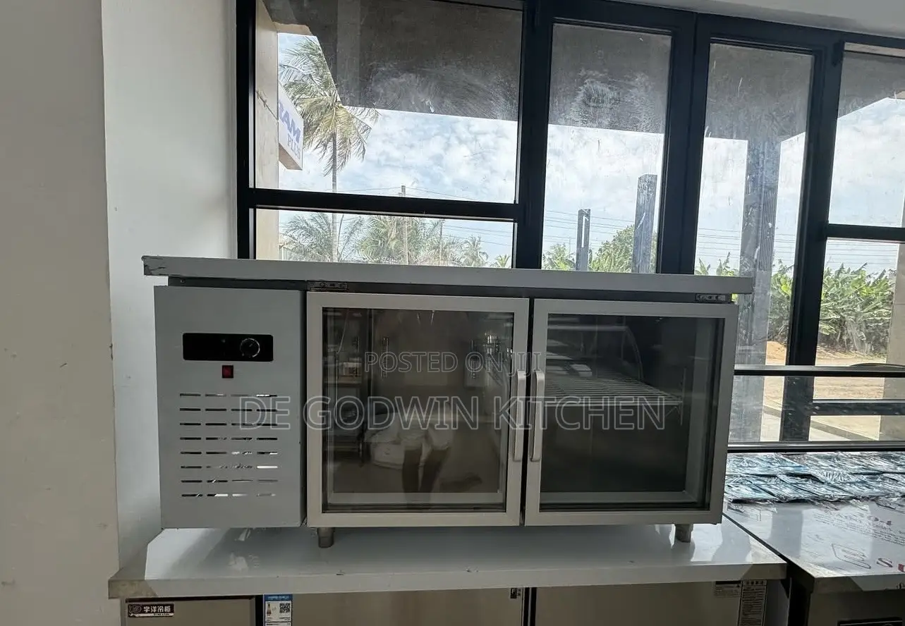 Double Door Display Counter Chiller